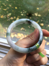 Load image into Gallery viewer, 58.8mm Certified Type A 100% Natural light green/purple jadeite jade bangle Q98-1403
