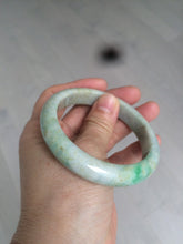 Load image into Gallery viewer, 56.5mm certified 100% natural Type A sunny green/brown jadeite jade bangle E41-2735
