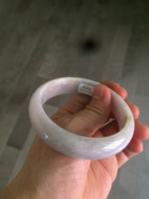 Load image into Gallery viewer, 58.3mm Certified Type A 100% Natural white/yellow/green Jadeite Jade bangle D60-0578
