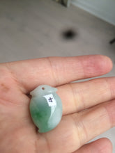 Load image into Gallery viewer, Type A 100% Natural sunny green/purple/white Jadeite Jade Peach Pendant AC-P
