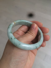 Load image into Gallery viewer, 53.1mm Certified type A 100% Natural green/purple/yellow Jadeite Jade bangle AQ10-9161
