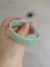 Load image into Gallery viewer, 54.3mm Certified Type A 100% Natural apple green thin jadeite jade bangle AQ47-8070
