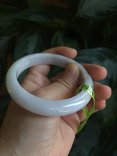 Load image into Gallery viewer, 56mm certificated Type A 100% Natural white/red/brown Jadeite Jade bangle AE24-5700
