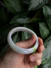 Load image into Gallery viewer, 56mm Certified Type A 100% Natural green/purple/red (福禄寿) Jadeite Jade bangle L118-2743
