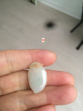 Load image into Gallery viewer, Type A 100% Natural sunny green/purple/white Jadeite Jade Peach Pendant AC-P
