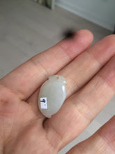 Load image into Gallery viewer, Type A 100% Natural sunny green/purple/white Jadeite Jade Peach Pendant AC-P
