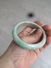 Load image into Gallery viewer, 56.6mm Certified Type A 100% Natural sunny green brown Jadeite Jade bangle AB61-2770

