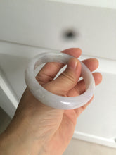 Load image into Gallery viewer, 56.2 mm certified Type A 100% Natural light green/yellow/purple Jadeite Jade bangle AD89-0367
