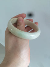 Load image into Gallery viewer, 58.3mm Type A 100% Natural sunny green/yellow Jadeite bangle AF75
