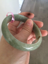 Load image into Gallery viewer, 56mm Certified Type A 100% Natural green/brown Jadeite Jade bangle B17-6727
