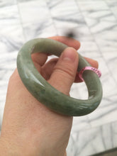 Load image into Gallery viewer, 56mm Certified Type A 100% Natural green/brown Jadeite Jade bangle B17-6727
