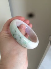 Load image into Gallery viewer, 59mm Certified 100% natural Type A green/orange/purple jadeite jade bangle AB60-5684
