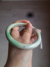 Load image into Gallery viewer, 59.5mm Certified Type A 100% Natural sunny green/yellow Jadeite Jade bangle D53-2599
