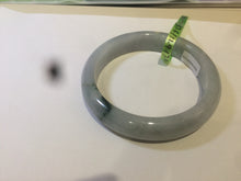 Load image into Gallery viewer, 57mm certificated Type A 100% Natural light green Jadeite Jade bangle L88-1110
