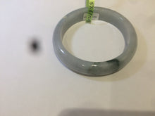 Load image into Gallery viewer, 57mm certificated Type A 100% Natural light green Jadeite Jade bangle L88-1110
