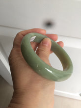 Load image into Gallery viewer, 60.8mm certified 100% Natural green/yellow nephrite Jade bangle HT48-8448
