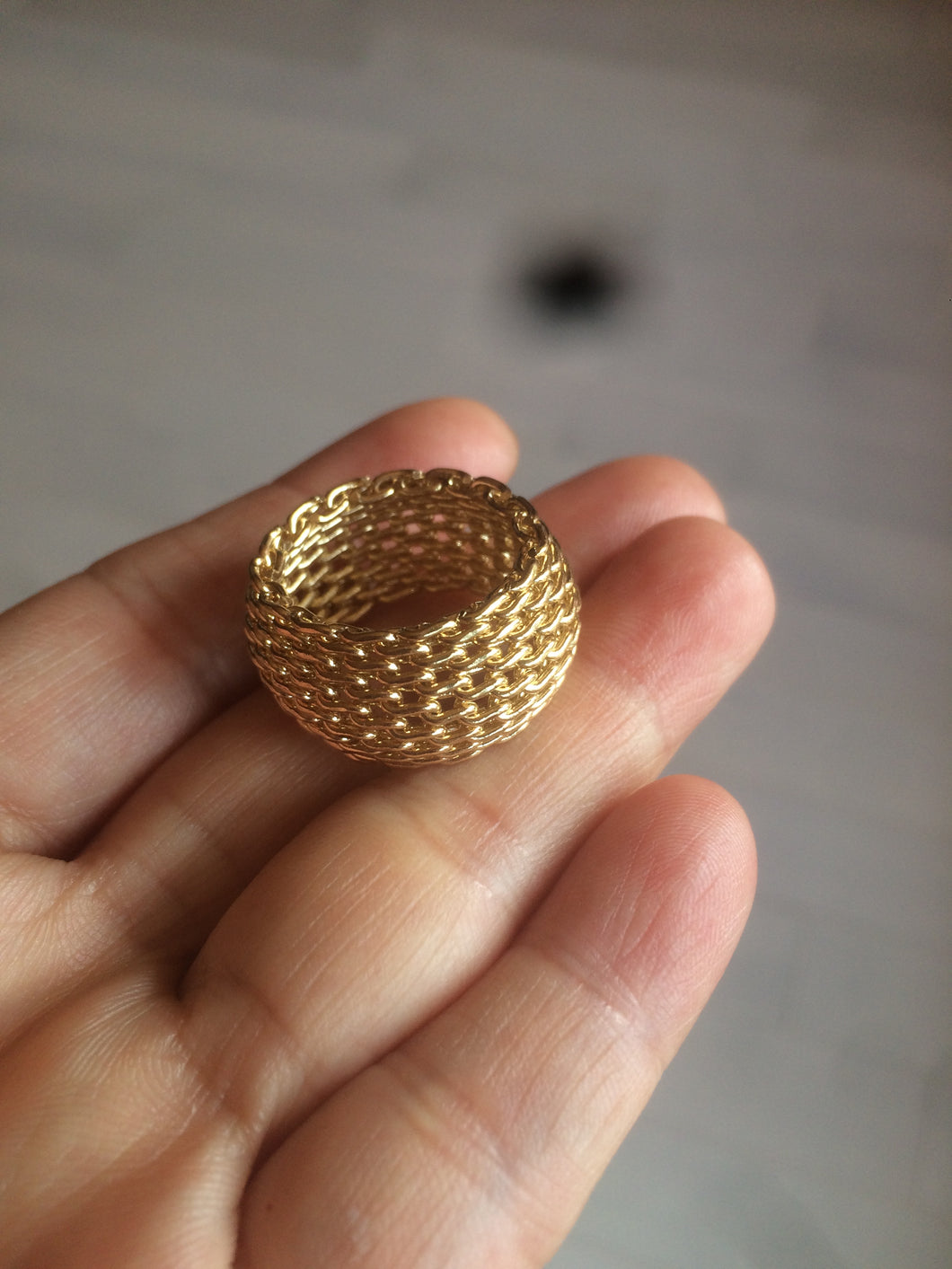 Fashion jewelry All new Stainless Steel Bird Nest band Ring size 8 1/2 FJ1