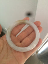 Load image into Gallery viewer, 52.6mm 100% natural certified green/white/yellow jadeite jade bangle W91-1957
