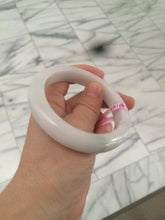 Load image into Gallery viewer, 58mm Certified Type A 100% Natural green/white Jadeite Jade bangle AB57-9281
