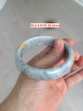 Load image into Gallery viewer, Sale! Certified type A 100% 53-61mm Natural green/white/purple Jadeite bangle group GL2
