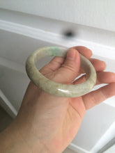 Load image into Gallery viewer, 54.6mm certified 100% natural Type A sunny green/brown/gary jadeite jade bangle AR79-2789
