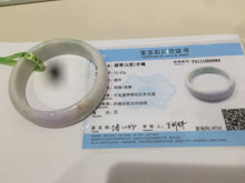 Load image into Gallery viewer, 59mm Certified 100% natural Type A green/orange/purple jadeite jade bangle AB60-5684
