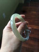 Load image into Gallery viewer, Sale! Certified 61mm 100% Natural light green/ yellow nephrite Jade bangle J36-1121
