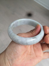 Load image into Gallery viewer, 57.6mm certified type A 100% Natural green white jadeite jade bangle K93-1031
