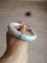 Load image into Gallery viewer, 61mm Certified Type A 100% Natural green/brown/white/purple early spring mountain forest series jadeite Jade bangle AR76-9957
