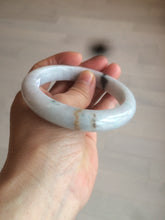 Load image into Gallery viewer, 61mm Certified Type A 100% Natural green/brown/white/purple early spring mountain forest series jadeite Jade bangle AR76-9957

