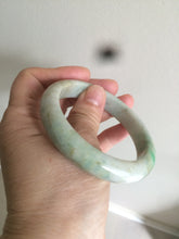 Load image into Gallery viewer, 56.5mm certified 100% natural Type A sunny green/brown jadeite jade bangle E41-2735
