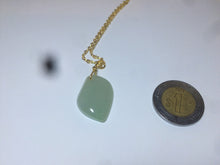 Load image into Gallery viewer, 100% natural type A jadeite jade icy Willow leaves pendants SN (Clearance item)
