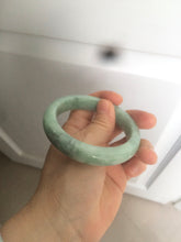 Load image into Gallery viewer, 57.4mm certified Type A 100% Natural green/gray Jadeite Jade bangle X122-7140
