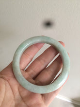 Load image into Gallery viewer, 54.6mm certified 100% natural Type A sunny green jadeite jade bangle E47-0222
