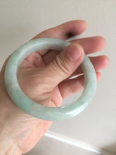 Load image into Gallery viewer, 54.6mm certified 100% natural Type A sunny green jadeite jade bangle E47-0222
