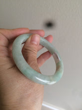 Load image into Gallery viewer, 54.6mm certified 100% natural Type A sunny green jadeite jade bangle E47-0222
