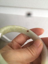 Load image into Gallery viewer, 58.5mm 100% natural certified green/white/red jadeite jade bangle AT40-8940
