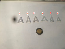 Load image into Gallery viewer, 100% natural icy watery jadeite jade Initial letter A pendant necklace Y125
