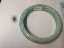 Load image into Gallery viewer, 56.4mm certified Type A 100% Natural sunny green Jadeite Jade bangle U125-2485
