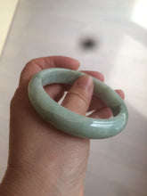 Load image into Gallery viewer, 56.4mm certified Type A 100% Natural sunny green Jadeite Jade bangle U126-2490
