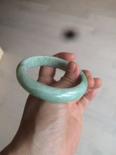 Load image into Gallery viewer, 56.4mm certified Type A 100% Natural sunny green Jadeite Jade bangle U126-2490
