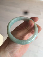 Load image into Gallery viewer, 56.4mm certified Type A 100% Natural sunny green Jadeite Jade bangle U126-2490
