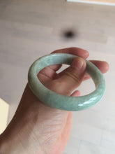 Load image into Gallery viewer, 56.4mm certified Type A 100% Natural sunny green Jadeite Jade bangle U126-2490
