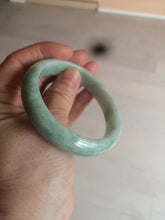 Load image into Gallery viewer, 56.4mm certified Type A 100% Natural sunny green Jadeite Jade bangle U126-2490
