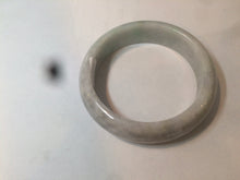 Load image into Gallery viewer, 57.6mm certified type A 100% Natural green white jadeite jade bangle K93-1031

