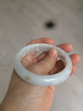 Load image into Gallery viewer, 59.4mm Certified 100% natural Type A light green/purple jadeite jade bangle AR34-6568
