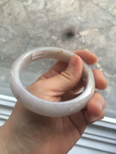 Load image into Gallery viewer, 58.8mm Certified type A 100% Natural light purple/white/orange Jadeite bangle G89-3054
