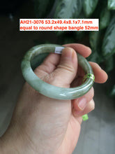 Load image into Gallery viewer, Sale! 100% natural Type A icy green/brown/purple jadeite jade XXXS bangle group12
