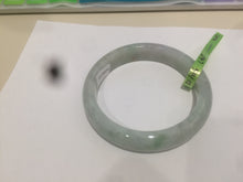 Load image into Gallery viewer, 53mm certificated Type A 100% Natural light green/yellow/purple Jadeite Jade bangle L106-2747
