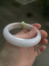 Load image into Gallery viewer, 56.5mm certificated Type A 100% Natural white/red/brown Jadeite Jade bangle AE28-5705
